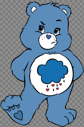 HD Care Bear Download Transparent Png Image - Blue Care Bear ...