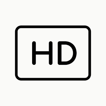 HD icon high definition psdfor web UI in… | Free stock illustration | High Resolution graphic