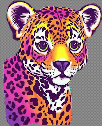 HD Lisa Frank Transparent - Lisa Frank Rainbow Cheetah , Free ...