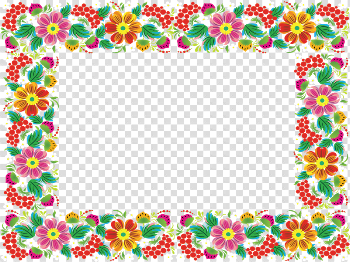 HD Marcos De Flores Png - Frame Flower Border Design , Free ...