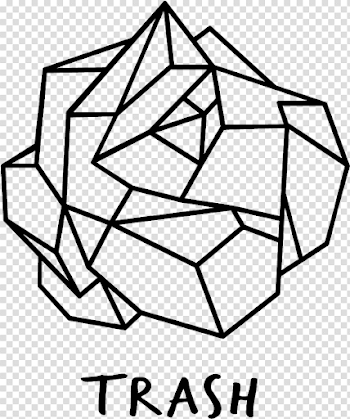 HD Originating From Crumpled Paper, This Bold And Geometric - Line ...
