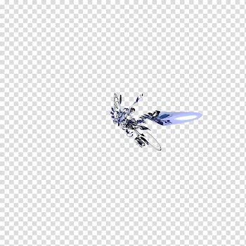Hd render , blue and white abstract transparent background PNG clipart