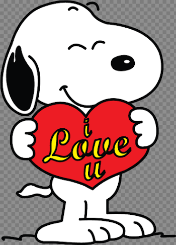 HD Snoopy Heart Step4 - Valentines Day Drawings Easy Transparent ...