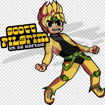 HD Za Warudo Png - Scott Pilgrim Art Transparent PNG Image ...