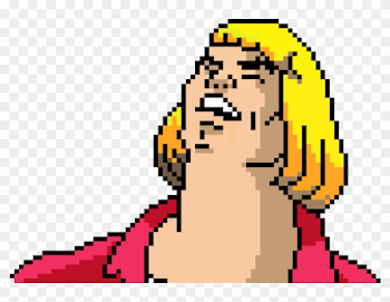 He-man What's Going On - He Man Pixel Art, HD Png Download ...