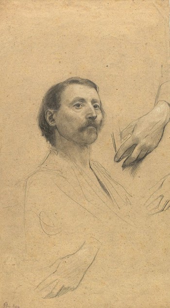 Head and.Hand Study for a Portrait | Free Photo - rawpixel