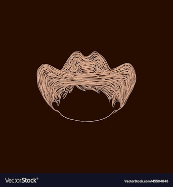 head cowboy hat design