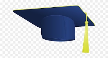 Head, Icon, Blue, Cartoon, Border, Free, Hat, Cap, - Graduation Cap Clip Art