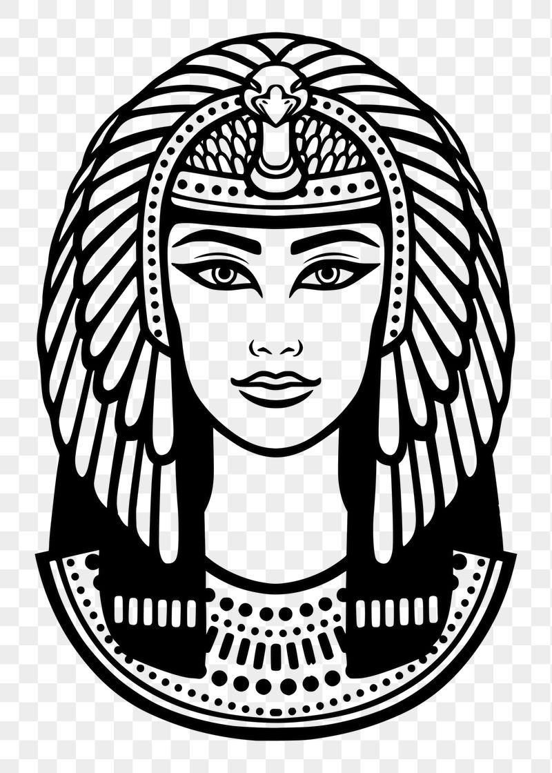 Head of Cleopatra png sticker | Free PNG - rawpixel