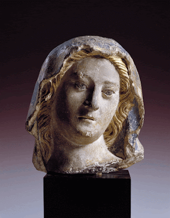 Head of the Virgin, limestone, | Free Photo - rawpixel