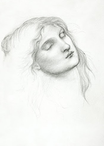 Head of Woman with Eyes Closed (c.… | Free public domain illustration