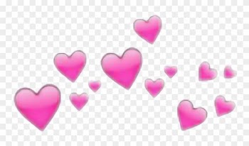 Headband Hearts Tumblr Emoji Iphone Heart - Corona De Emoji Png