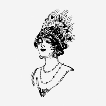 Headdress lady hand drawn illustration. | Free Photo - rawpixel