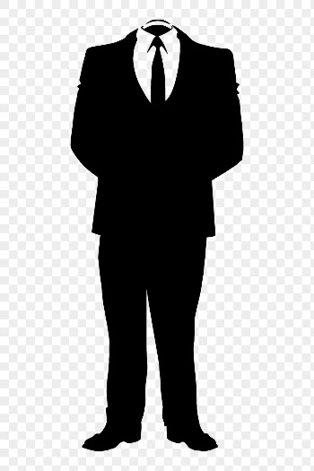 Headless businessman png silhouette sticker, | Free PNG - rawpixel