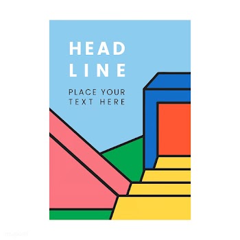 Headline colorful mockup graphic design | Free stock vector - 454294