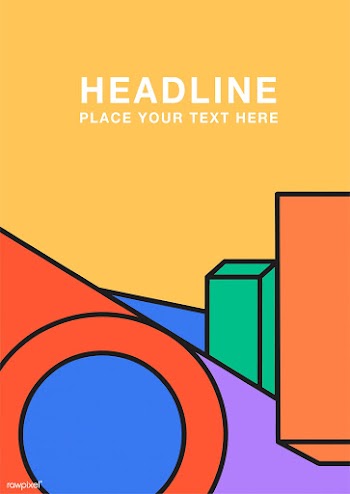 Headline colorful mockup graphic design | Free stock vector - 454298