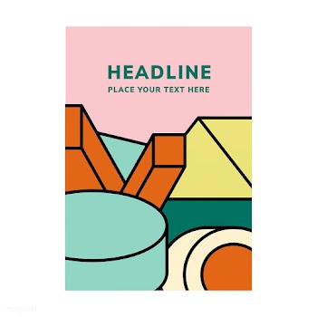 Headline colorful mockup graphic design | Free stock vector - 454309