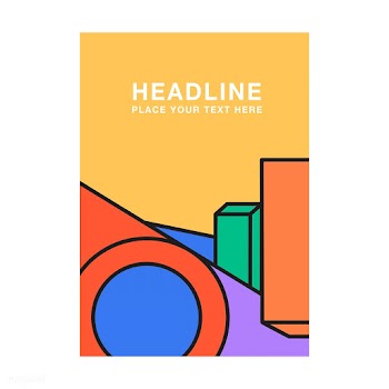 Headline colorful mockup graphic design | Free stock vector - 454310