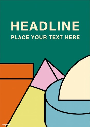 Headline colorful mockup graphic design | Free stock vector - 454311