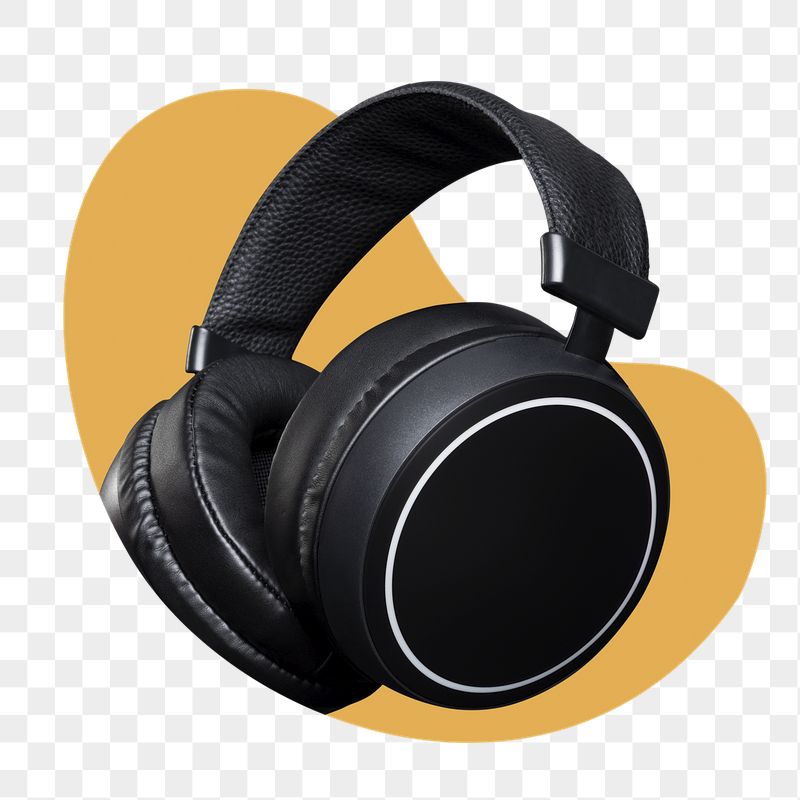 Headphone png badge sticker, music | Free PNG - rawpixel