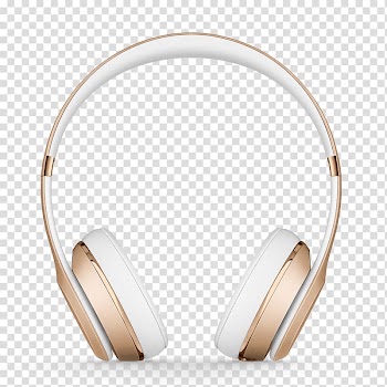 Headphones Beats Electronics Beats Solo3 Apple Audio, rose gold transparent background PNG clipart