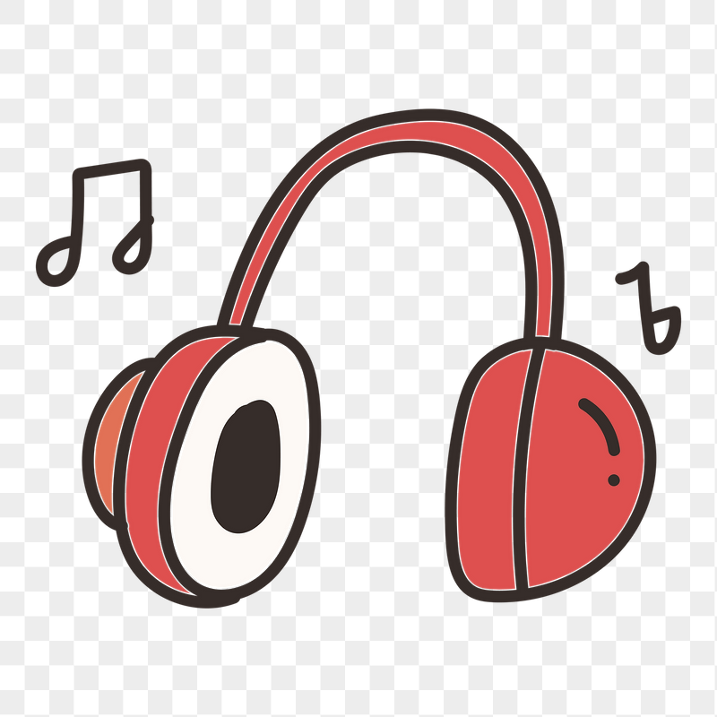 Headphones  doodle png sticker, | Free PNG - rawpixel