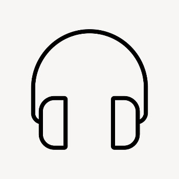 Headphones, music icon, line art | Free Icons - rawpixel