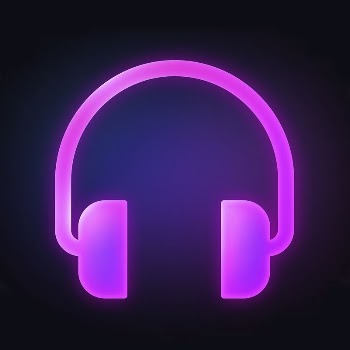 Headphones, music icon, neon glow | Free Icons - rawpixel
