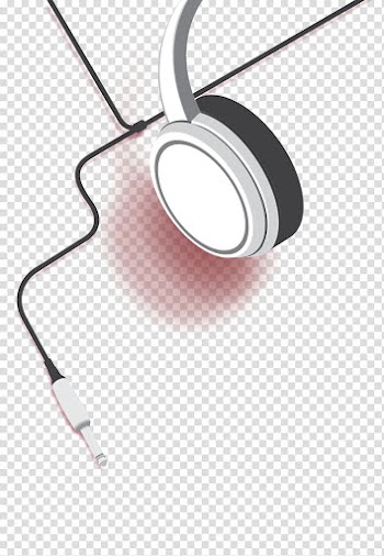 Headphones White, White headphones transparent background PNG clipart