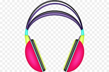 Headphones Yellow Clip art - Colorful Headphones 