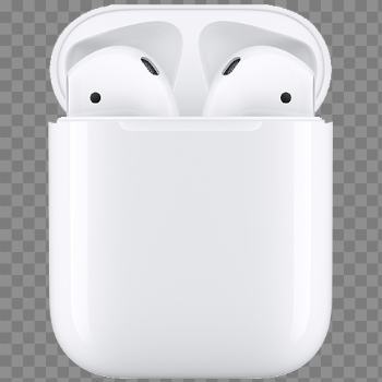Headset White Airpods Technology Headphones PNG Free Photo