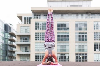 Headstand Inversion Woman