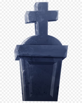 Headstone Grave Clip art - Tombstone with Cross PNG Clipart Image 