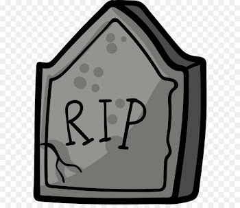 Headstone Grave Drawing Tomb - Cartoon hand painted gravestone 