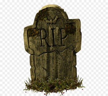 Headstone Halloween cake Cemetery Rest in peace - A stone 