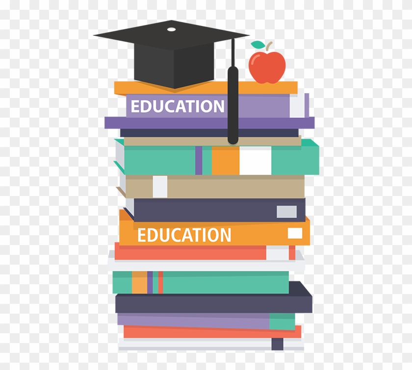 Health &amp; Education - Free Vector Stack Of Books