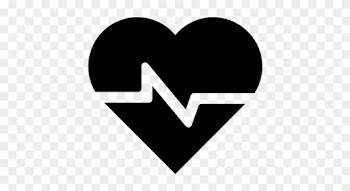 Health And Health, Health, Medical Icon - Cardiovascular Black And White