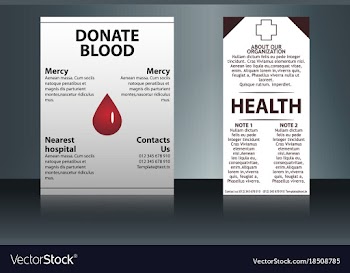Health care and medical poster brochure flyer vector image