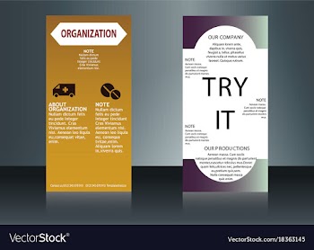 Health care brochure for clinic with doctors vector image