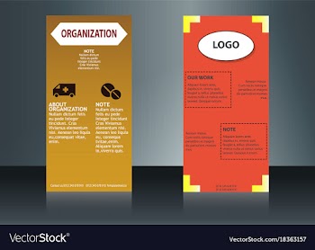 Health care brochure for clinic with doctors vector image