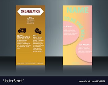 Health care brochure for clinic with doctors vector image