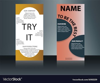 Health care brochure for clinic with doctors vector image