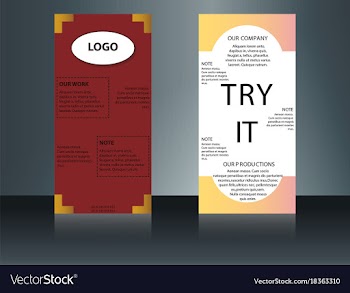 Health care brochure for clinic with doctors vector image
