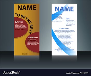 Health care brochure for clinic with doctors vector image