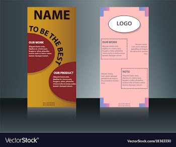 Health care brochure for clinic with doctors vector image