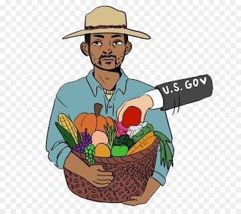 Health Care Food Profession Illustration Cartoon - old fashion gardening 