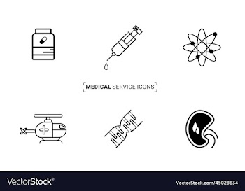 health care service icon set for multipurpose use
