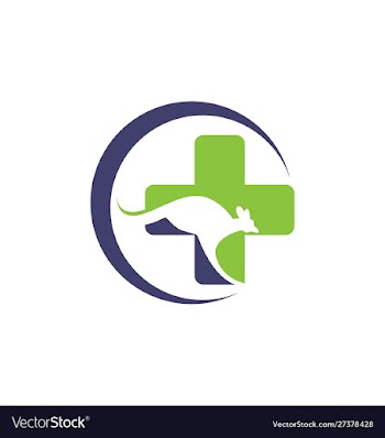 Health company logo vector image