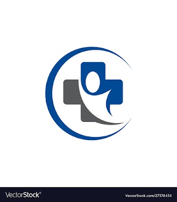 Health company logo vector image