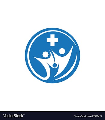 Health company logo vector image